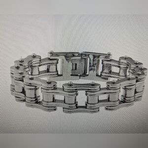 Lynx. Men's Silver Chain Bracelet